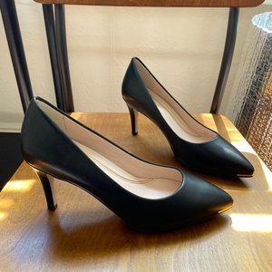 Cole Haan Grand Ambition Black Leather Pumps (size 7M) - New In Box